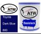 Preview: Toyota, Dark Blue, 800: 1L Lackdose, von ATW Autoteile West.